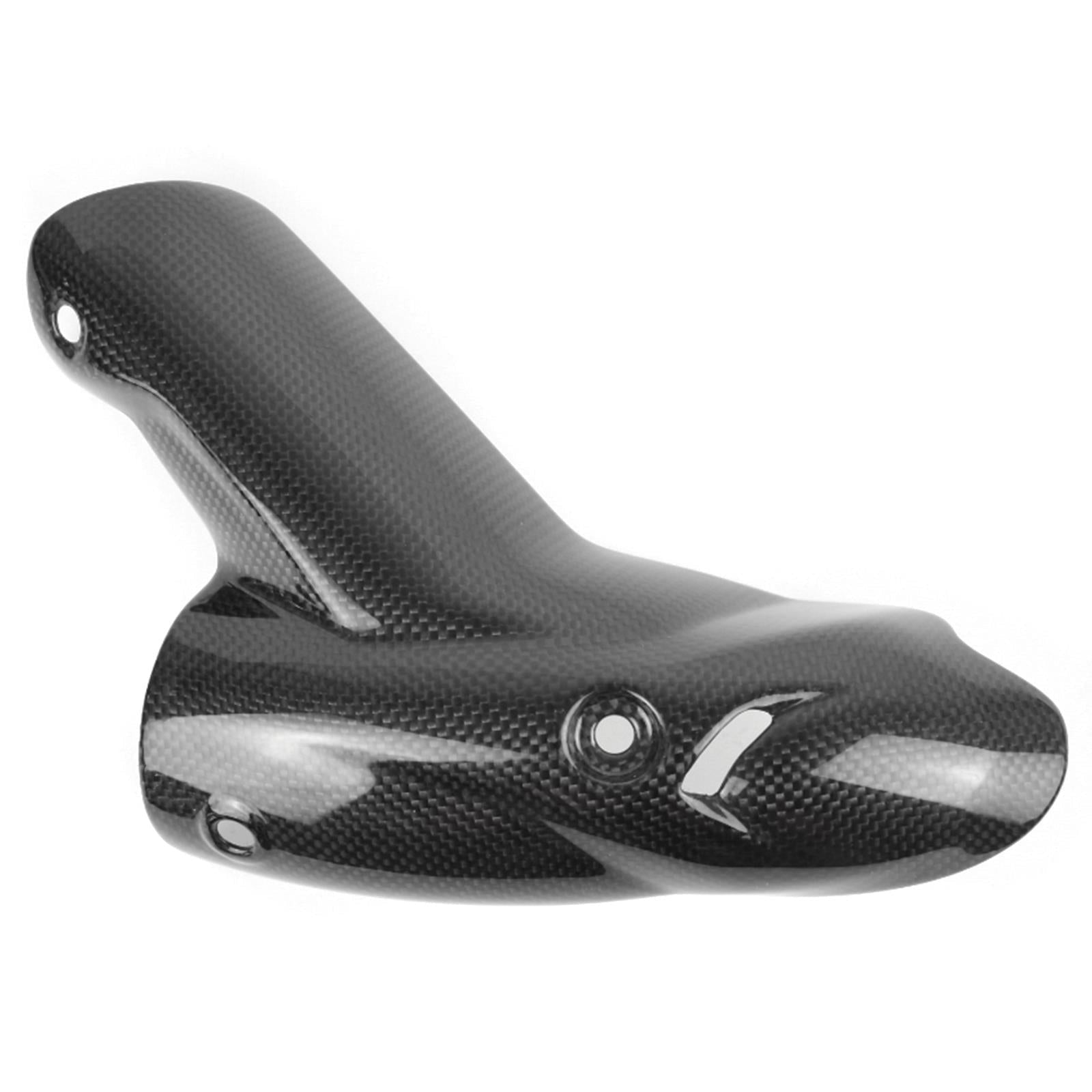 Ducati 937 Monster / Monster+ 100% Carbon Fibre Exhaust Heat Shield, 2021  Onwards (Plain Gloss) | RSR Moto - RSR Moto