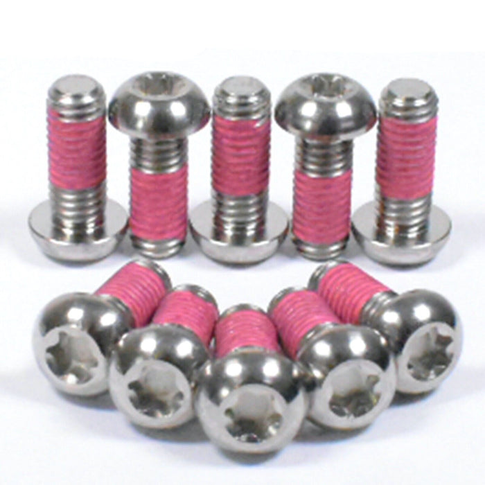 Titanium Front Disc Rotor Bolts For Various Ducati Models M8x1.25x20 With Threadlock