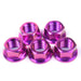 Aprilia RSV4, Tuono V4, RS660, Tuono 660 & Tuareg 660 Titanium Sprocket Nuts, Purple