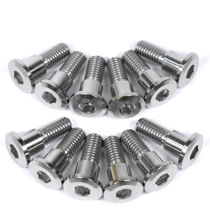 Honda CB650F CBR650F Titanium Front Brake Disc Rotor Bolts, 2014-2018