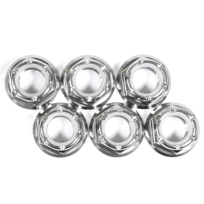 Honda VTR1000 Firestorm Titanium Nyloc Sprocket Nuts, All Models