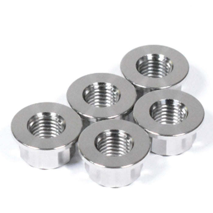 M10x1.25 (20mm OD) Titanium 12-Point Rear Sprocket Nuts For Most Japanese & Italian Motorcycles