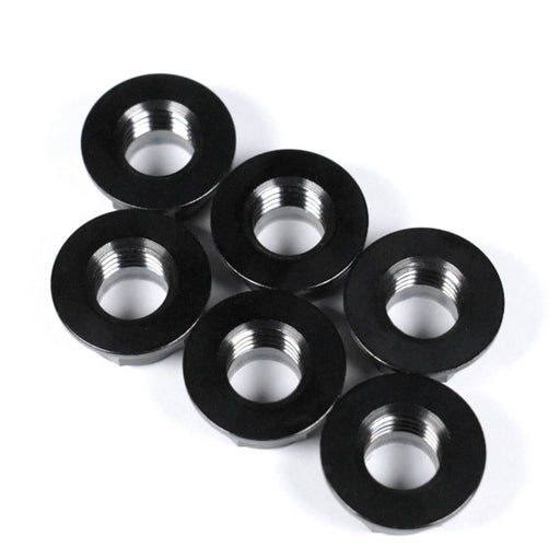 Suzuki GSX-8R GSX-8S GSX-8T GSX-8TT Titanium Nyloc Sprocket Nuts, Black, 2