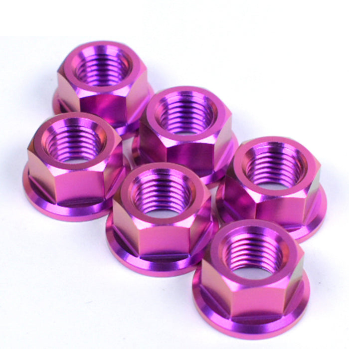 Suzuki GSXR1000 & GSXR1000R Titanium Sprocket Nuts, 2009-2023, Purple