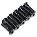 Suzuki GSXR600 & GSXR750 (K1-K5) Titanium Front Disc Rotor Bolts, 2001-2005, Black
