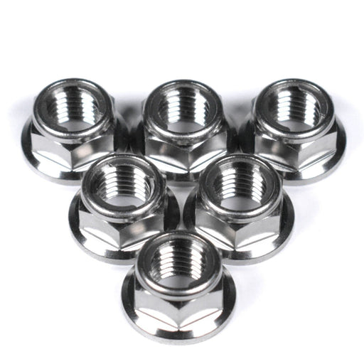 Suzuki Hayabusa GSXR1300R Titanium Self Locking Sprocket Nuts, 1999-2007