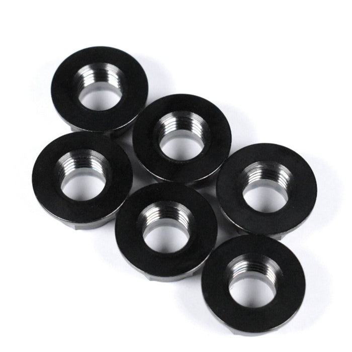 Suzuki Hayabusa GSXR1300R Titanium Sprocket Nuts, 1999-2007, Black