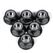 Suzuki Hayabusa GSXR1300R Titanium Sprocket Nuts, 1999-2007, Black