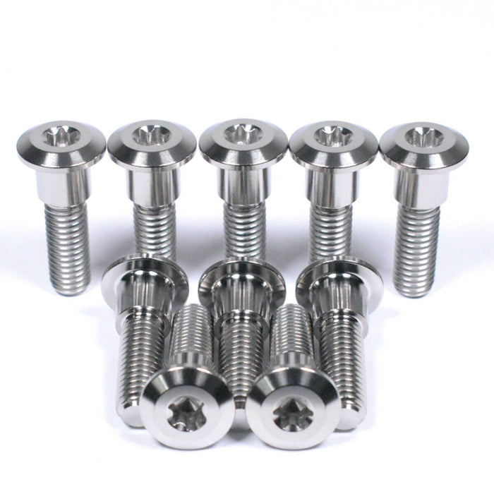 Triumph Bobber 1200 Titanium Front Brake Disc Rotor Bolts, Torx
