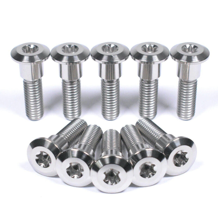 Triumph Bobber 1200 Titanium Front Brake Disc Rotor Bolts, Torx