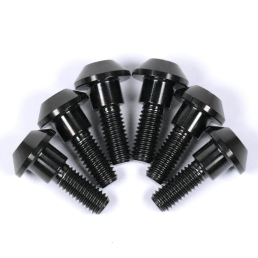 Yamaha R1 Titanium Rear Disc Rotor Bolts, 1998-2003, 4XV / 5JJ / 5PW (Also R7), Black