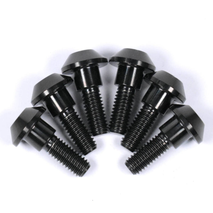 Yamaha R1 Titanium Rear Disc Rotor Bolts, 1998-2003, 4XV / 5JJ / 5PW (Also R7), Black
