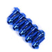 Yamaha R6 YZF-R6 Titanium Front Brake Disc Rotor Bolts, 2003-2020, Blue