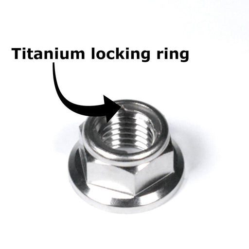 Yamaha R9 YZF-R9 Titanium Self Locking Sprocket Nuts, 2025 Onwards