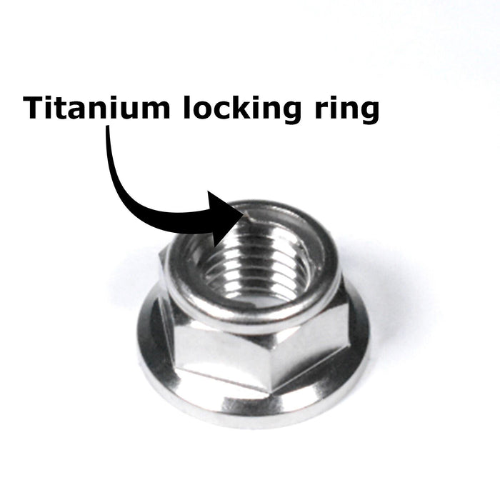 Yamaha R9 YZF-R9 Titanium Self Locking Sprocket Nuts, 2025 Onwards