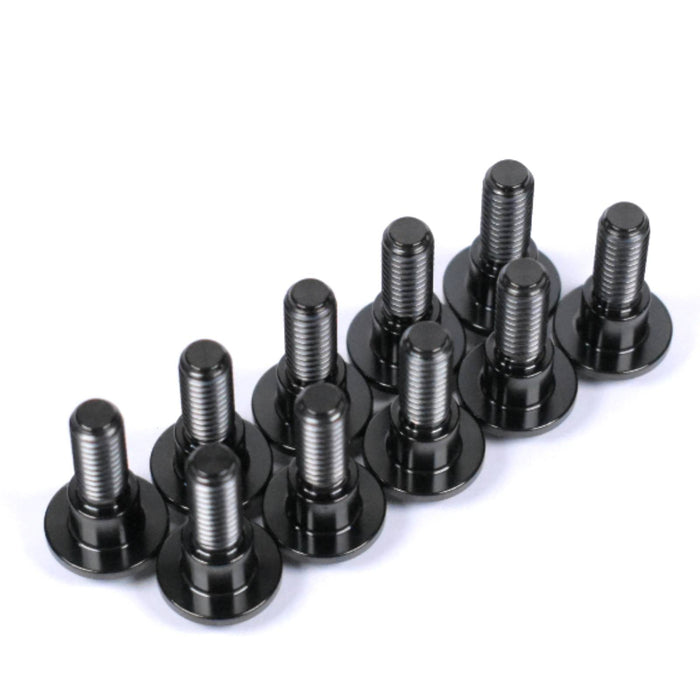 Yamaha XTZ 700 Tenere Titanium Front Brake Disc Rotor Bolts, All Models, Black