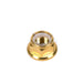 M8 Titanium Nyloc Self Locking Nut M8x1.25, Gold