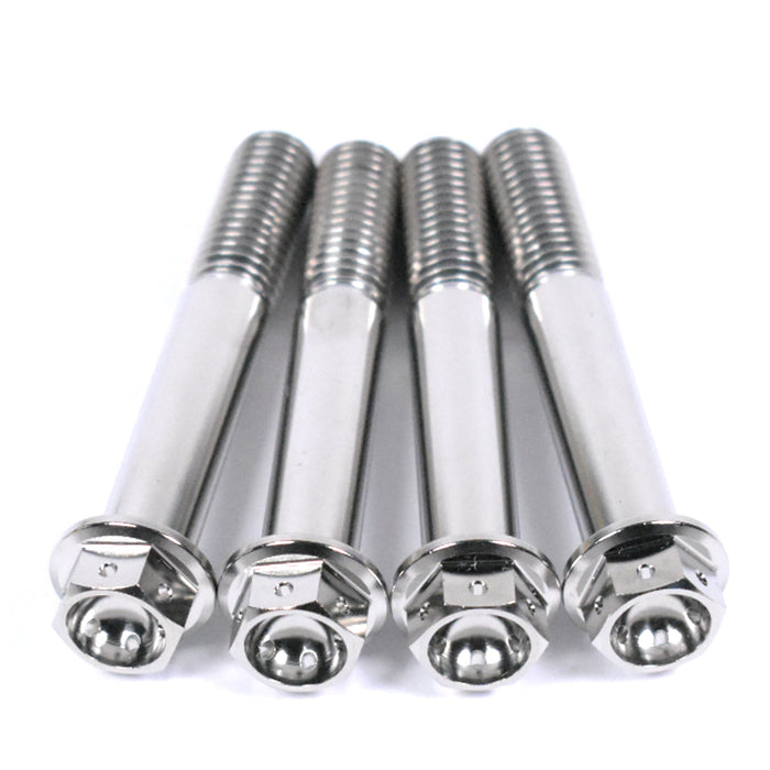 BMW S1000RR, HP4, S1000R Titanium Race Drilled Front Brake Caliper Bolts, 2010-2018