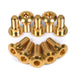 Suzuki GSX-8R GSX-8S GSX-8T GSX-8TT Titanium Front Brake Disc Bolts, Gold