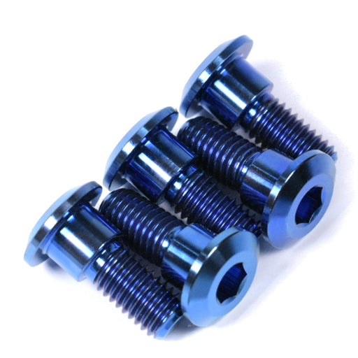suzuki gsxr600 gsxr750 blue anodised titanium disc bolts