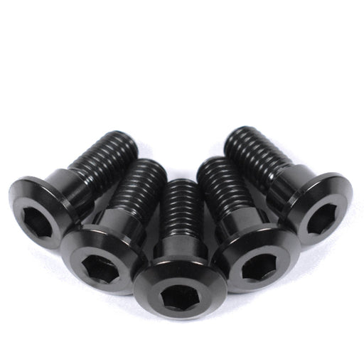 Suzuki GSX-8R GSX-8S GSX-8T GSX-8TT Titanium Rear Brake Disc Bolts, Black