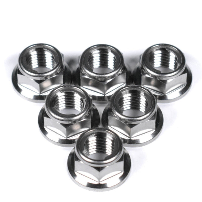 Suzuki GSX-8R GSX-8S GSX-8T GSX-8TT Titanium Self Locking Sprocket Nuts, 4