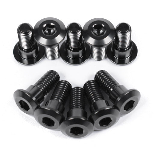 Suzuki GSX-8R GSX-8S GSX-8T GSX-8TT Titanium Front Brake Disc Bolts, Black