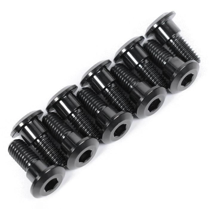 Suzuki GSX-8R GSX-8S GSX-8T GSX-8TT Titanium Brake Disc Bolts, Black
