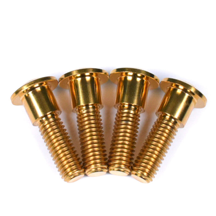 Triumph Street Triple 765 S / R / RS Titanium Rear Disc Rotor Bolts, 2017-2023, Gold 