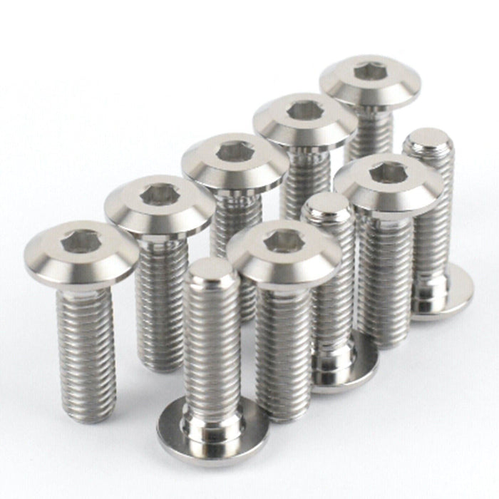 BMW S1000R Titanium Front Brake Disc Rotor Bolts, 2013, 2014, 2015, 2016, 2017, 2018, 2019, 2020, 2021, 2022, 2023