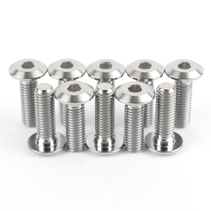 BMW S1000R Titanium Front Brake Disc Rotor Bolts, 2013, 2014, 2015, 2016, 2017, 2018, 2019, 2020, 2021, 2022, 2023