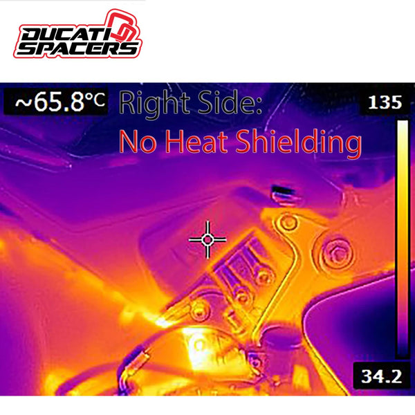 Ducati V4 / V4S / V4R Panigale Heat Shield Kit, 2018-2021 - RSR Moto