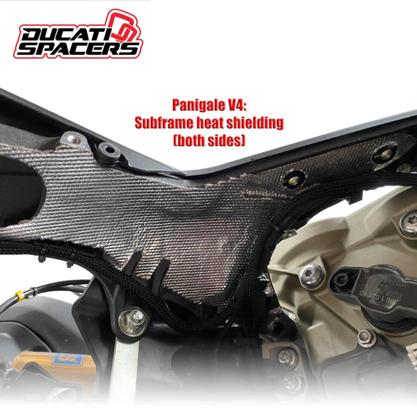 Ducati V4 / V4S / V4R Panigale Heat Shield Kit, 2018-2021 - RSR Moto