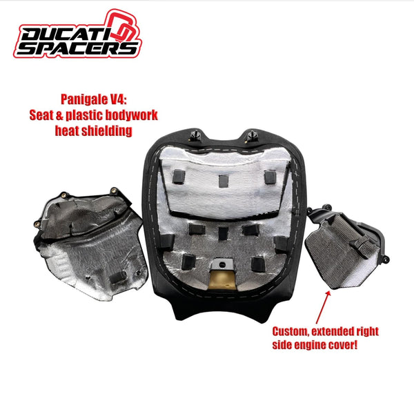 Ducati V4 / V4S / V4R Panigale Heat Shield Kit, 2022 Onwards - RSR Moto
