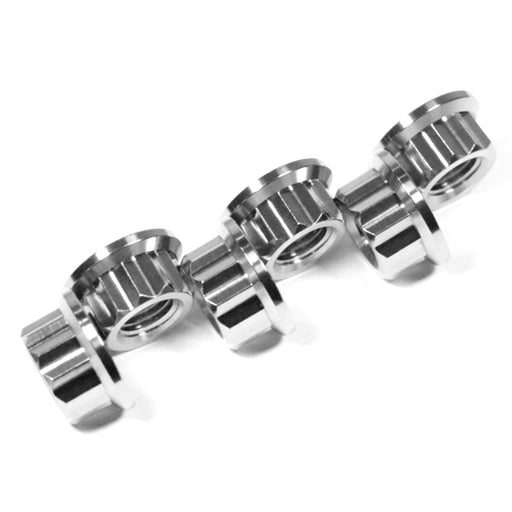 Kawasaki ZX-4RR ZX4RR Titanium 12 Point Rear Sprocket Nuts, 2023, 2024