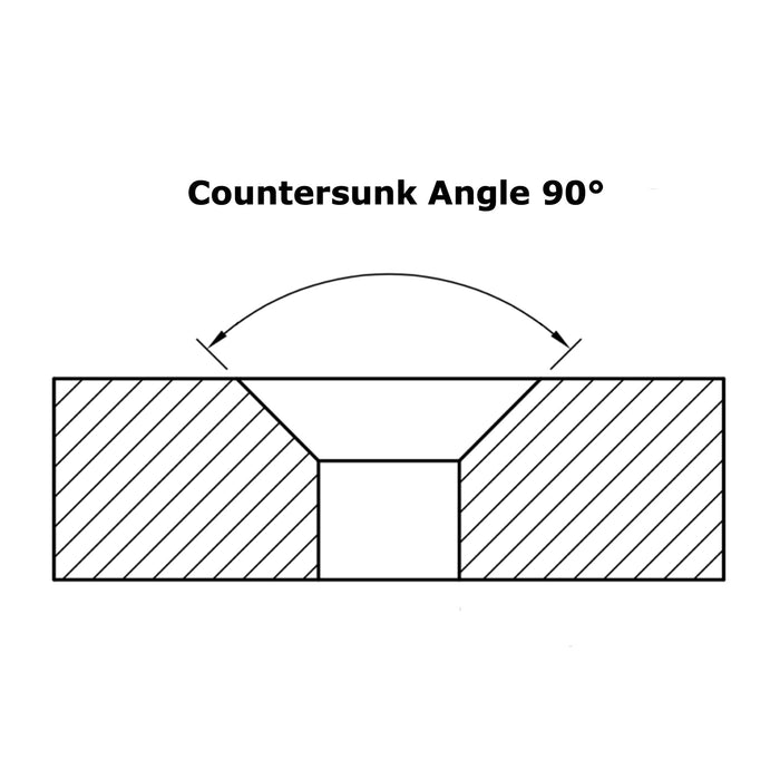 M6 Titanium Countersunk Bolt M6x1.00x15