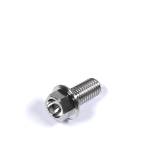 RaceTi M7 X 25mm Titanium Hex Flange Bolt – Gr5, 1.0 Thread Pitch, Lifetime Guarantee