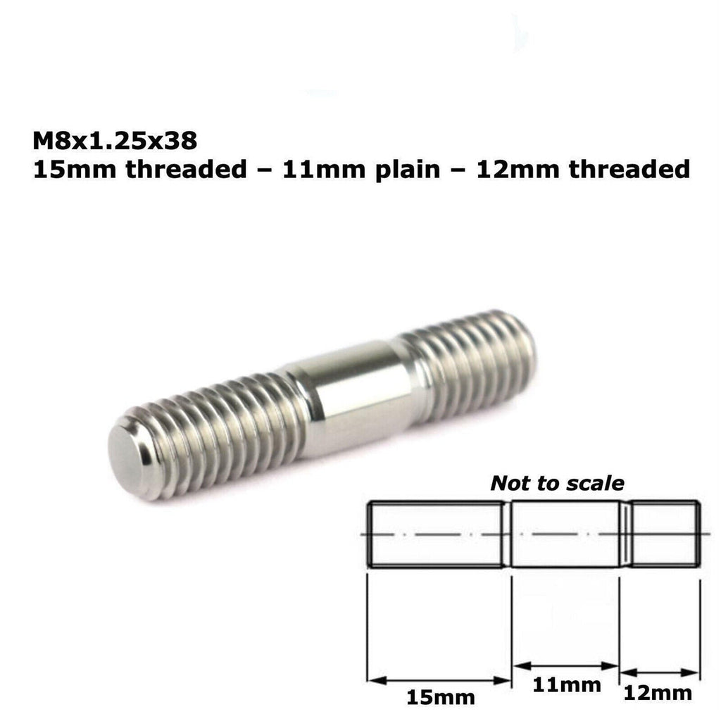 Titanium Exhaust Studs M6 M7 M8 M10 Fast Dispatch RSR Moto