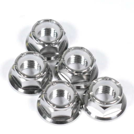 Suzuki GSXR600 & GSXR750 Titanium Nyloc Rear Sprocket Nuts, 2001, 2002, 2003, 2004, 2005, 2006, 2007, 2008, 2009, 2010