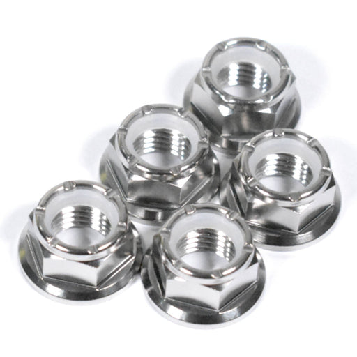 Suzuki GSXR600 & GSXR750 Titanium Nyloc Rear Sprocket Nuts, 2001, 2002, 2003, 2004, 2005, 2006, 2007, 2008, 2009, 2010