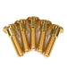Suzuki Hayabusa GSX1300R Titanium Rear Brake Disc Rotor Bolts, 1999, 2000, 2001, 2002, 2003, 2004, 2005, 2006, 2007, Gold