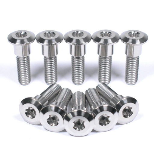 Triumph 675 Street Triple R RX Titanium Front Brake Disc Rotor Bolts, 2008, 2009, 2010, 2011, 2012, 2013, 2014, 2015, 2016, 2017