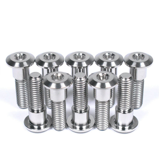 Triumph 675 Street Triple R RX Titanium Front Brake Disc Rotor Bolts, 2008, 2009, 2010, 2011, 2012, 2013, 2014, 2015, 2016, 2017