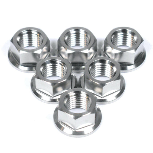 Yamaha YZF R6 Titanium Rear Sprocket Nuts, 2003, 2004, 2005, 2006, 2007, 2008, 2009, 2010, 2011, 2012, 2013, 2014, 2015, 2016, 2017, 2018, 2019, 2020